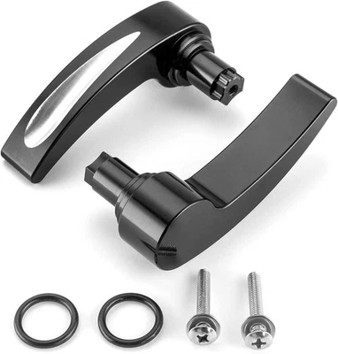 Bolsa de sillín de motocicleta palanca de manija de cierre DOS personalizados para Harley-Davidson negro Foto 1 de 4