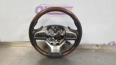 22 2022 LEXUS RX350L STEERING WHEEL BLACK LEATHER WOODGRAIN  - Image 1 of 4