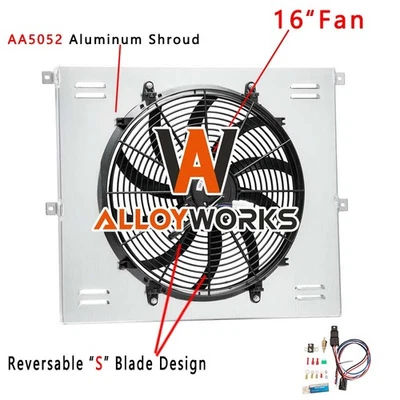 NEW Aluminum Shroud Fan Relay Kits For 1953-1956 54 1955 Ford F-100 F-250 - Image 1 of 4