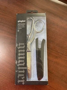 Gingher LEFT Handed knife edge 8 inch Dressmaker Scissors  - Picture 1 of 3