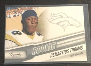 2010 Panini Prestige DEMARYIUS THOMAS Rookie Card RC #230 Broncos - Picture 1 of 2