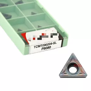 10 piezas TCMT090204 ZM8080 Inserto de carburo HRC55 endurecido procesamiento de acero templado - Imagen 1 de 2