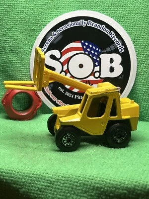 Lesney Matchbox 1977 Sambron Jacklift Forklift 1:64 EX Cond Yellow Diecast - Image 1 of 4