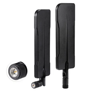 2PCS Bingfu 4G LTE 3dBi External SMA Male Antenna for Cellular Security Camera - Picture 1 of 9
