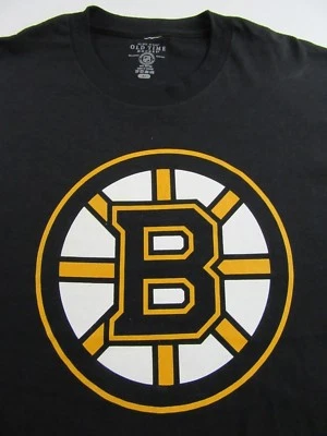 Old Time Hockey BOSTON BRUINS Big B Logo NHL Souvenir T Shirt Size XL - Image 1 of 4