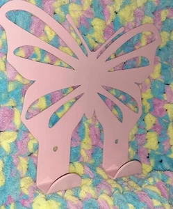 Pink Butterfly Wall Hooks - metal - Picture 1 of 1