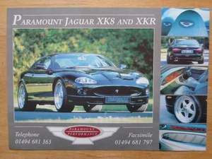 JAGUAR XK8 & XKR PARAMOUNT PERFORMANCE 1999 UK Mkt Leaflet Brochure - Chasseur - Picture 1 of 2