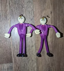 2 PINOCCHIO CRICKET BENDABLE FIGURINE TOY McDonalds - Picture 1 of 6