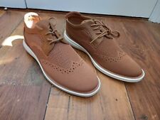 Dune London - Barbed - Tan - Wedged Lace Up Brogue - Size 8