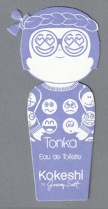 Carte publicitaire - advertising card -Tonka de Kokeshi recto verso - Picture 1 of 2