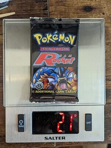 Pokemon sealed HEAVY 1st edition Team Rocket booster pack, 21 grams! - Picture 1 of 3