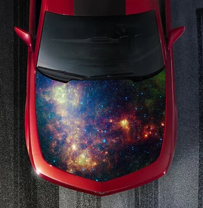 Calcomanía de vinilo envolvente con capucha para camión de fotos de galaxia profunda de la NASA #Hood019 - Imagen 1 de 7