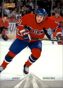 1996-97 Pinnacle Hockey Premium Stock #152 Andrei Kovalenko Montreal Canadiens