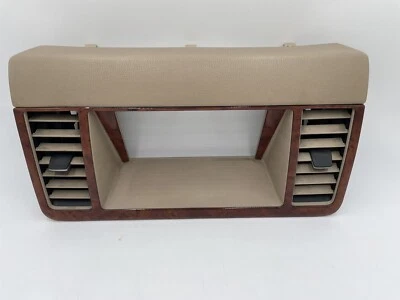 Radio bisel Nissan Murano 2003-2007 beige con grano de madera Foto 1 de 4