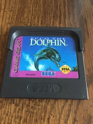 Ecco the Dolphin Vintage Video Game Sega Game Gear - Image 1 of 2