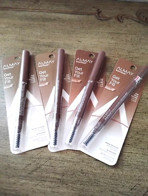 4 Pack ALMAY Get Your Fill Brow Pencil, Dark Blonde 801, 0.01 oz - Image 1 of 2