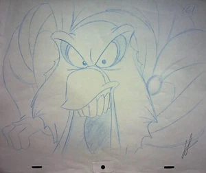 The Pebble and the Penguin 1995 Producción FIRMADO LEN SIMON Arte Dibujado a Mano #NUEVO - Imagen 1 de 2