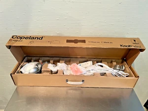 KNOLL COPELAND COMPACT MODERNE SCHREIBTISCH TISCHLAMPE SILBER NEU OHNE SOCKEL oder KLEMME - Bild 1 von 4