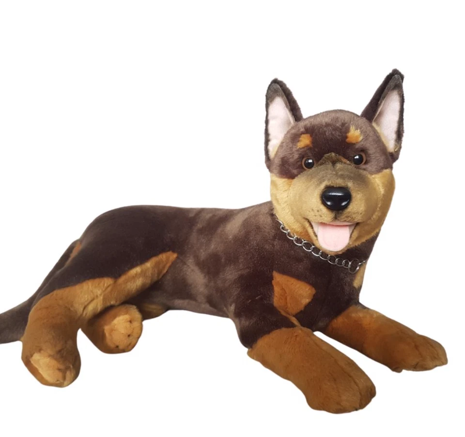 Kelpie Plush Stuffed Soft Toy Dog Gismo by Bocchetta 28cm