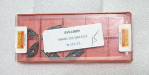 6 Pcs. Sandvik VNMG 16 04 12-QM 4225 / VNMG 333-QM 4225 Turning Carbide Inserts  - Picture 1 of 6