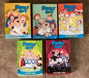 FAMILY GUY TV LOT - The Complete Volumes 1 2 3 4 5 DVD - Picture 1 of 4