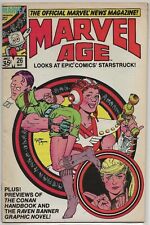 Marvel Age 26 & 33 Lot of 2 Copper Age Marvel Comics
