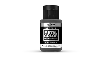 ACRYICOS VALLEJO, S.L (405,00€/1l) Vallejo Metal Colors 711 Magnesium 32ml Airbrush Farbe