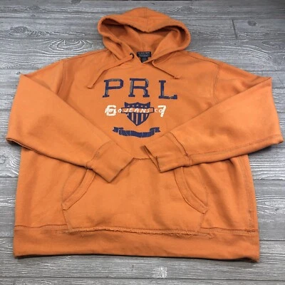 De colección Ralph Lauren Polo Jeans Company Sudadera con Capucha Pullover Para Hombre Talla Grande Naranja Foto 1 de 4