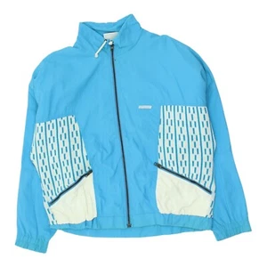 Dunlop Mens Blue Track Jacket | Vintage 90s Activewear Tracksuit Top Sportswear - Picture 1 of 3