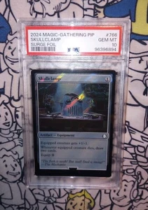 MTG Fallout Skullclamp Surge Foil PSA 10 The Mechanist Pop 1 - Picture 1 of 1