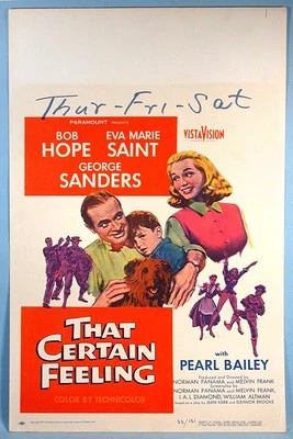 1956 Jerry Mathers Leave It To Beaver pôster original do filme Bob Hope pré-castor - Imagem 1 de 2