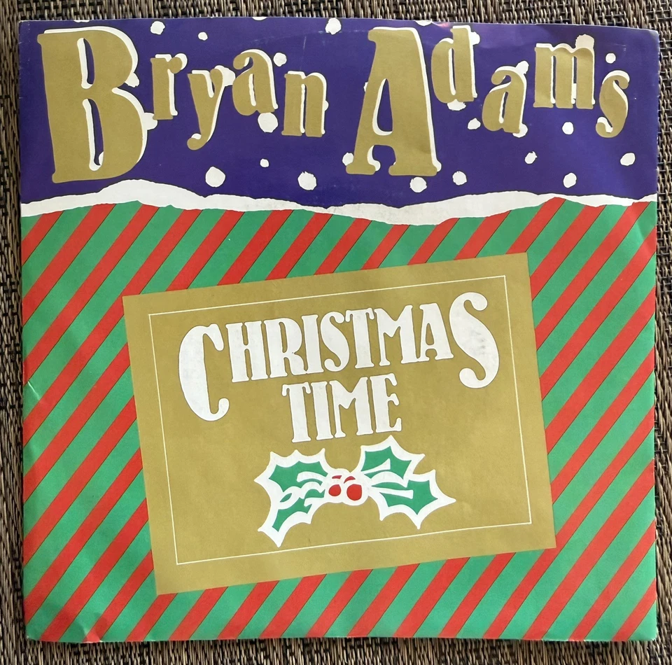 Bryan Adams - Christmas Time / Reggae Christmas - A&M  AM-8651 - M PS — 第 1/4 张图片