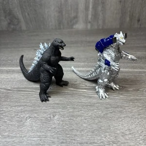 Godzilla 2004 Bandai Creation Toho 3,5" Godzilla und Mecha Godzilla 2002 Toho - Bild 1 von 12