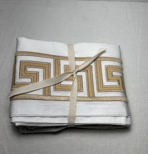 Williams Sonoma Greek Key Sham ~ Standard ~ Sand - Picture 1 of 7