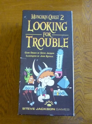 2009 MUNCHKIN QUEST 2: Looking for Trouble Steve Jackson Games Missing 1 piece - Image 1 of 4