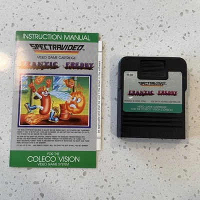 Colecovision, - FRANTIC FREDDY - Spectravideo - Great Label w/ Manual - Image 1 of 4