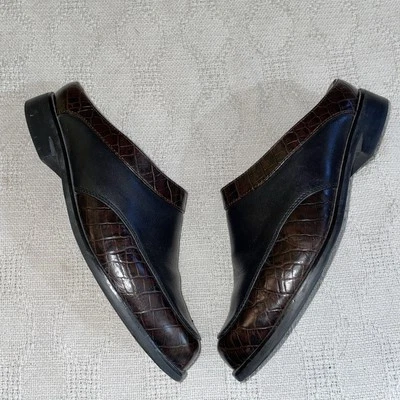 Ariat Womens Casual Mules Size 9 B Brown Black Leather Comfort Party Going Out - Image 1 of 4