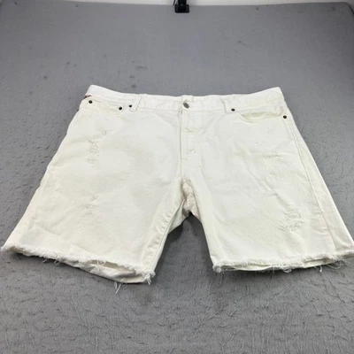 Pantalones cortos de mezclilla Ralph Lauren Denim & Supply para hombre 42 pantalones cortos de mezclilla desgastados grunge Foto 1 de 4