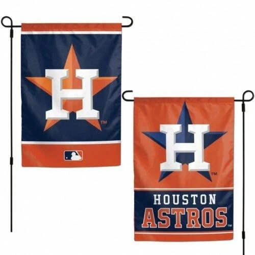 Houston Astros Flag 12x18 Garden Style 2 Sided - Image 1 of 1