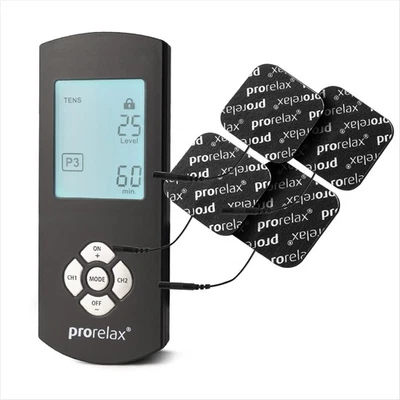 PRORELAX TENS/EMS Duo Comfort Blackline Elektrostimulationsgerät Reizstromgerät - Bild 1 von 4