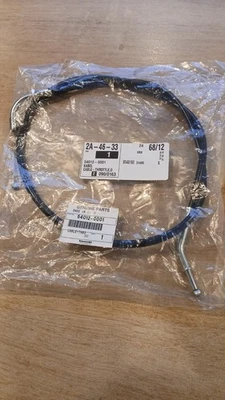 KAWASAKI  W650 EJ650 1999 2000 OPENING CLOSINGTHROTTLE CABLES 54012-0001 0002 - Image 1 of 3