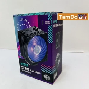 Cooler Master Hyper 212 RGB Black Edition CPU Cooler with SF120R Fan& Controller - Picture 1 of 6