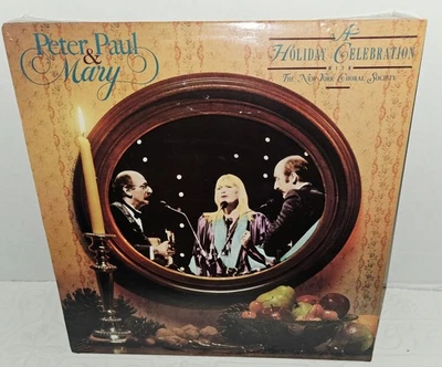 PETER PAUL & MARY - A HOLIDAY CELEBRATION LP RECORD - FACTORY SEALED! D1-71316  - Image 1 of 4