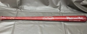"Mini bate de béisbol de recuerdo para caravana de los Cincinnati Reds 1973 16"" rojo" - Imagen 1 de 10