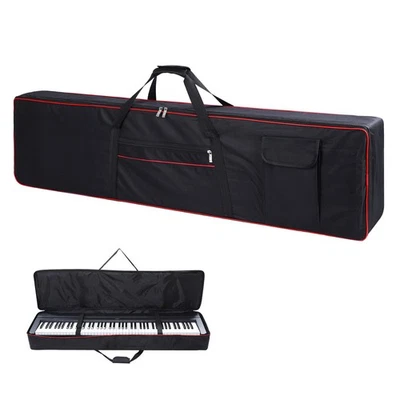Funda para teclado de 88 teclas con funda para piano, bolsa de concierto con bolsa para teclado de 2 bolsillos, Foto 1 de 4