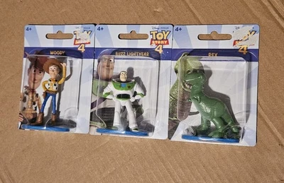 Мини-экшн-фигурки Woody Buzz Rex Disney Mattel Toy Story   - Изображение 1 из 3