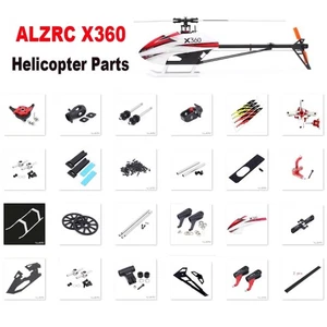 ALZRC X360 Helicopter Main Blade Gear Main Shaft Landing Skid Tail Boom Link Rod - Picture 1 of 29