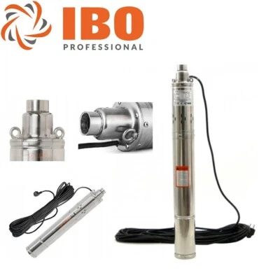 3" 76mm Tiefbrunnenpumpe Brunnenpumpe 550W - 8bar - 1800L/h