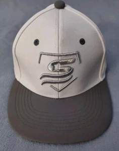 USSSA Youth Cap/Hat "The Vu" Size: XS- Stretchy White & Grey - Picture 1 of 6