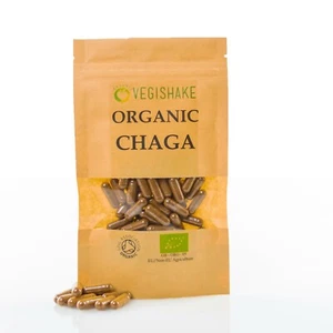 Organic Vegan Chaga Mushroom Complex HPMC Capsule Betulinic Betulin Halal Kosher - Picture 1 of 12